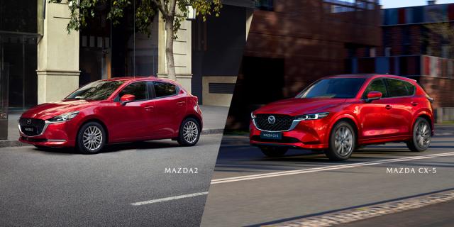 voorraadgekte Mazda 2 en Mazda CX-5